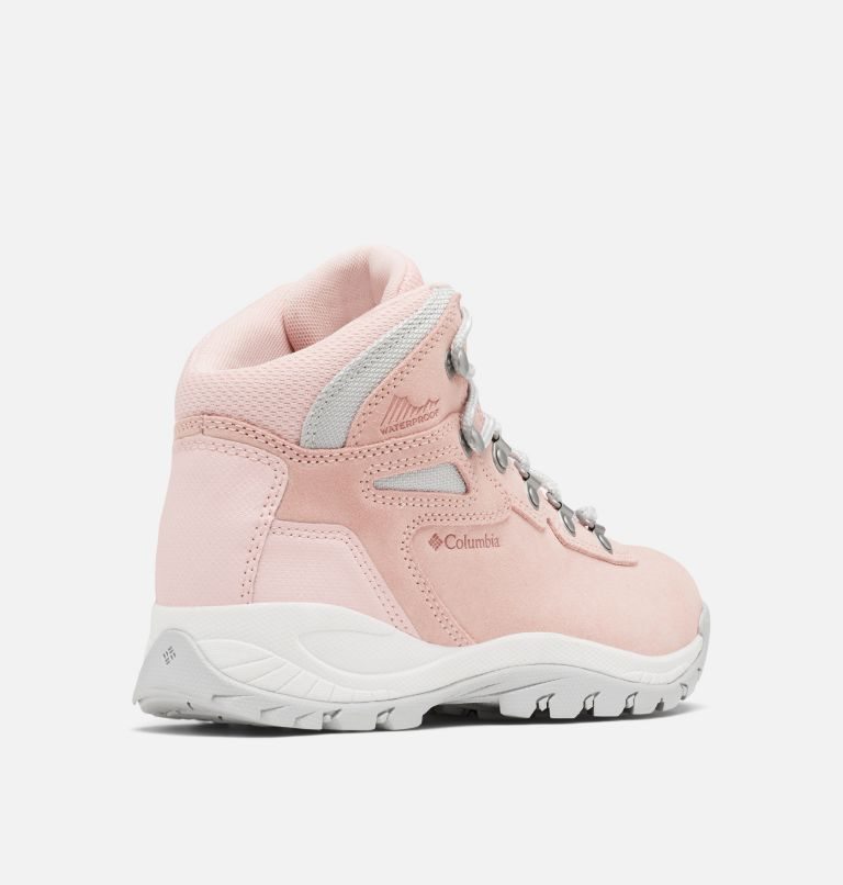 Women's Columbia Newton Ridge Plus Waterproof Amped Hiking Boots Light Pink | CA-G5640