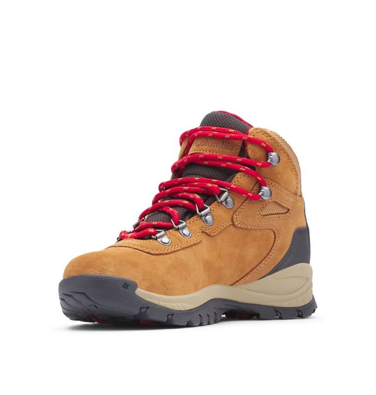 Women's Columbia Newton Ridge Plus Waterproof Amped Hiking Boots Light Brown | CA-G8043