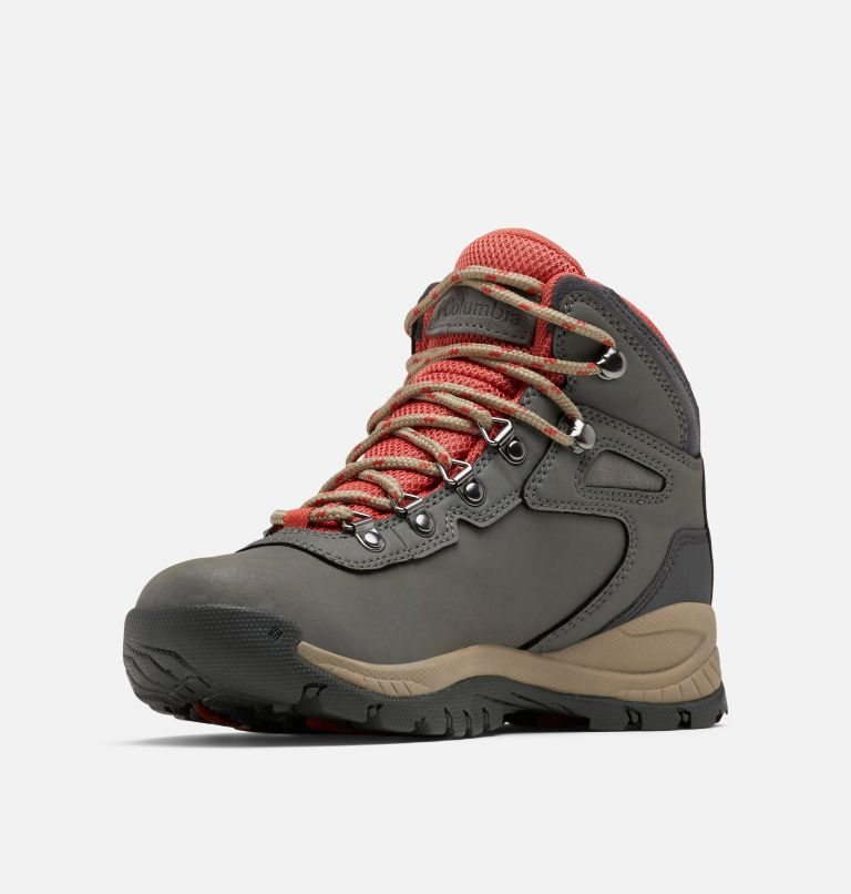 Women's Columbia Newton Ridge Plus Waterproof Hiking Boots Dark Grey | CA-H3851