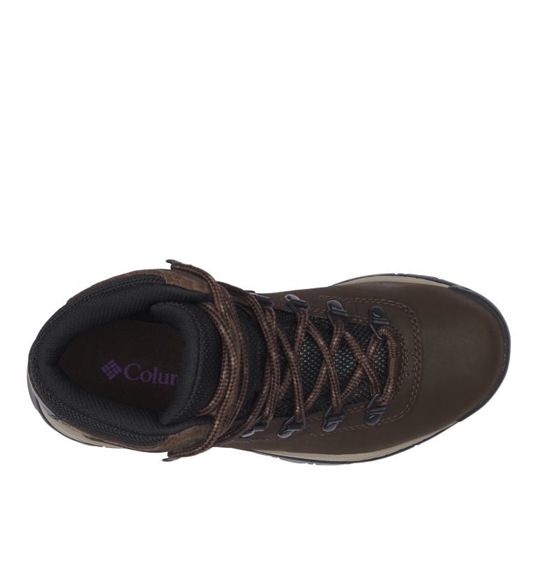 Women's Columbia Newton Ridge Plus Waterproof Hiking Boots Chocolate | CA-KA180