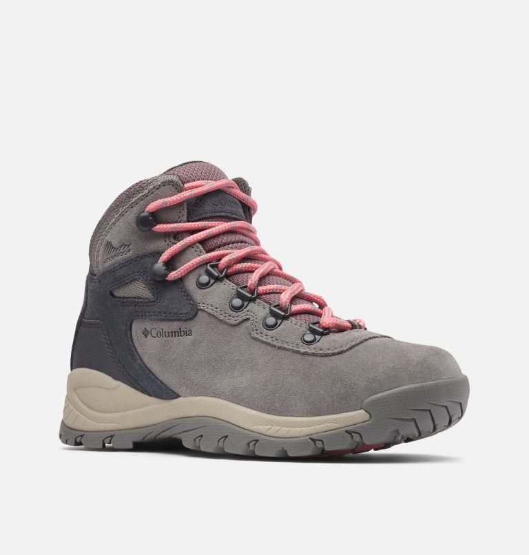Women's Columbia Newton Ridge Plus Waterproof Amped Hiking Boots Grey | CA-LC105