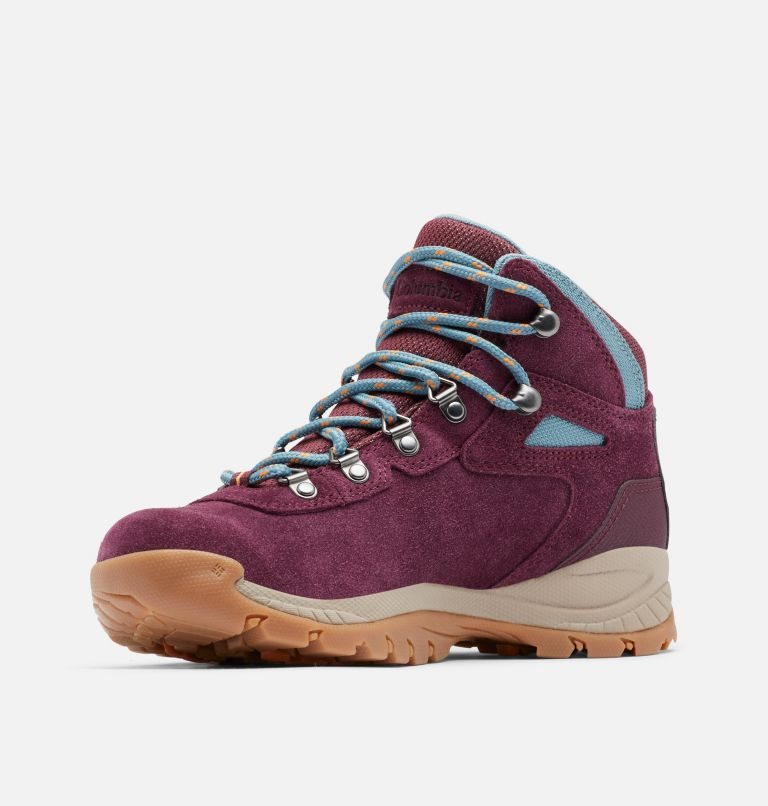 Women's Columbia Newton Ridge Plus Waterproof Amped Hiking Boots Fuchsia | CA-M8063