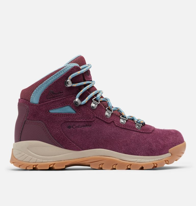 Women\'s Columbia Newton Ridge Plus Waterproof Amped Hiking Boots Fuchsia | CA-M8063
