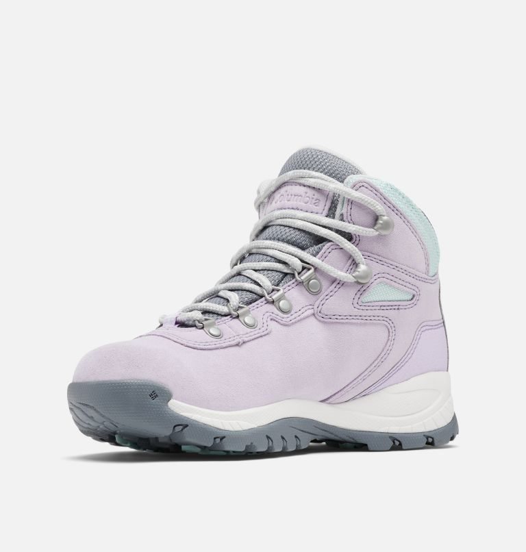 Women's Columbia Newton Ridge Plus Waterproof Amped Hiking Boots Light Purple | CA-QA03L
