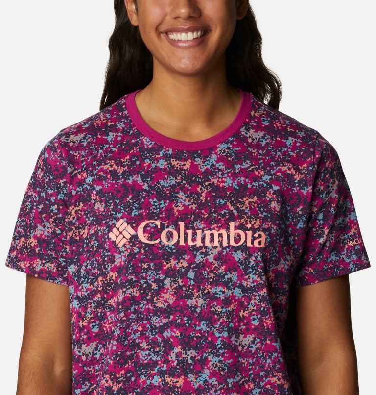 Women's Columbia North Cascades Printed T Shirts Multicolor | CA-L463C