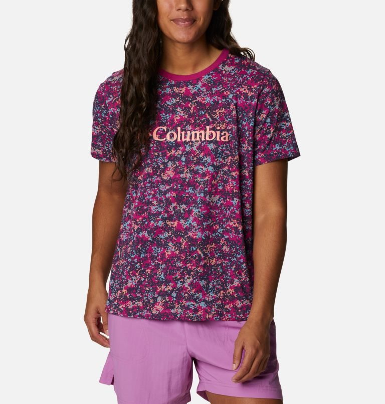 Women\'s Columbia North Cascades Printed T Shirts Multicolor | CA-L463C
