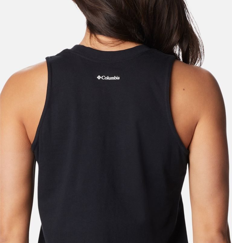 Women's Columbia North Cascades Tanks Black | CA-YA086