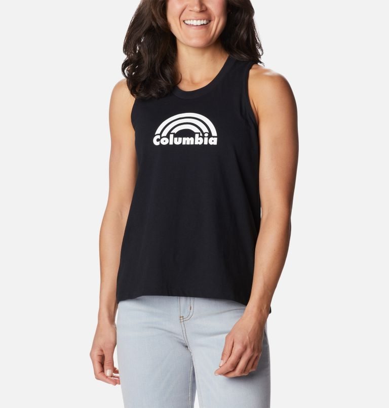 Women\'s Columbia North Cascades Tanks Black | CA-YA086
