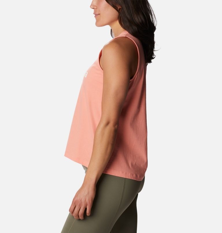 Women's Columbia North Cascades Tanks Coral | CA-H801A