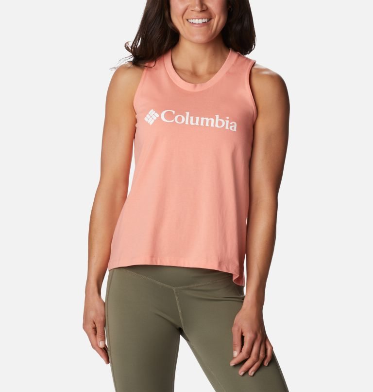 Women\'s Columbia North Cascades Tanks Coral | CA-H801A
