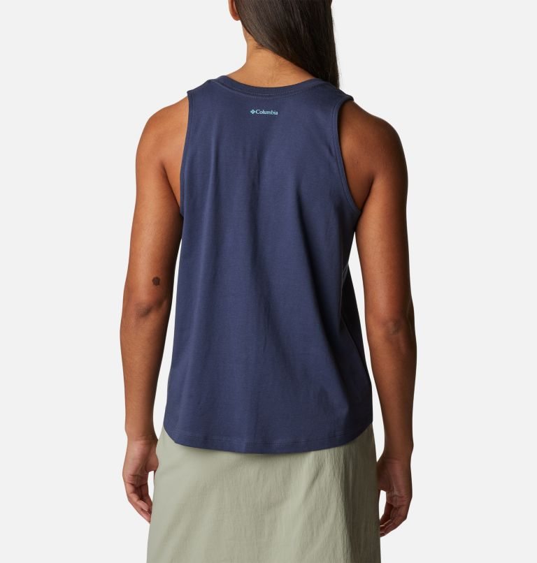 Women's Columbia North Cascades Tanks Navy | CA-F3L04