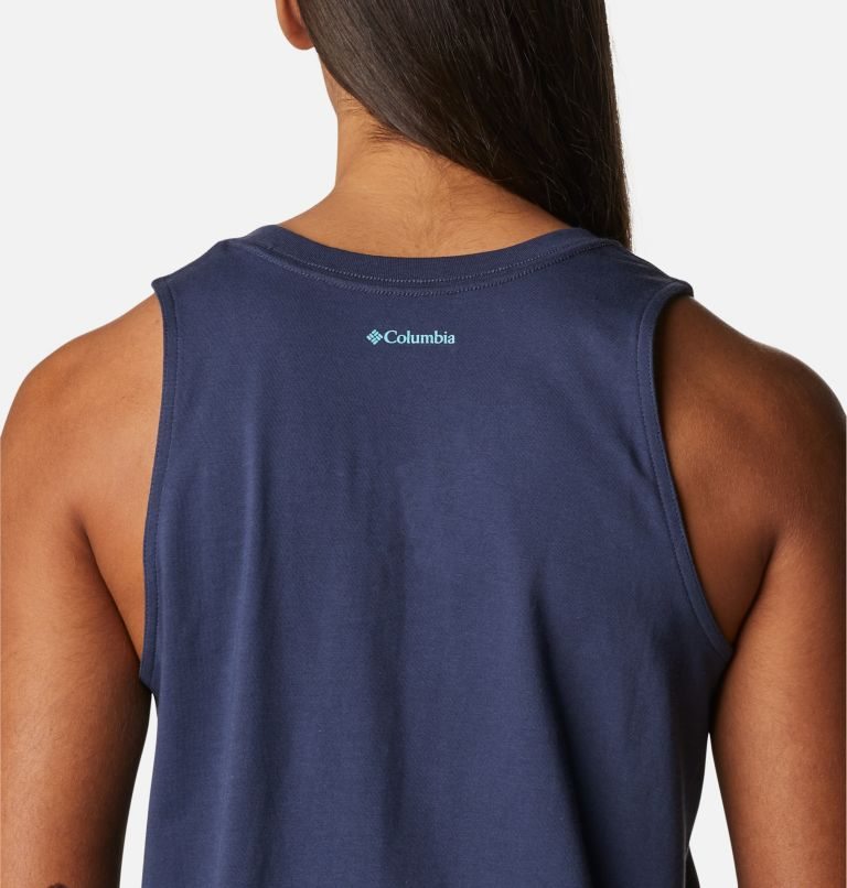Women's Columbia North Cascades Tanks Navy | CA-F3L04