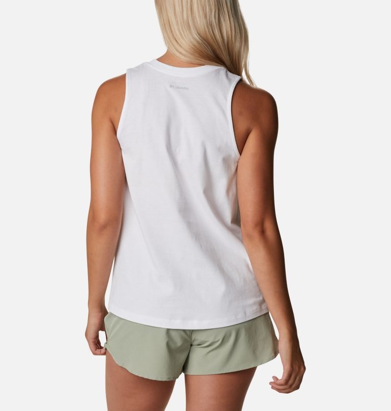 Women's Columbia North Cascades Tanks White | CA-O6LC5
