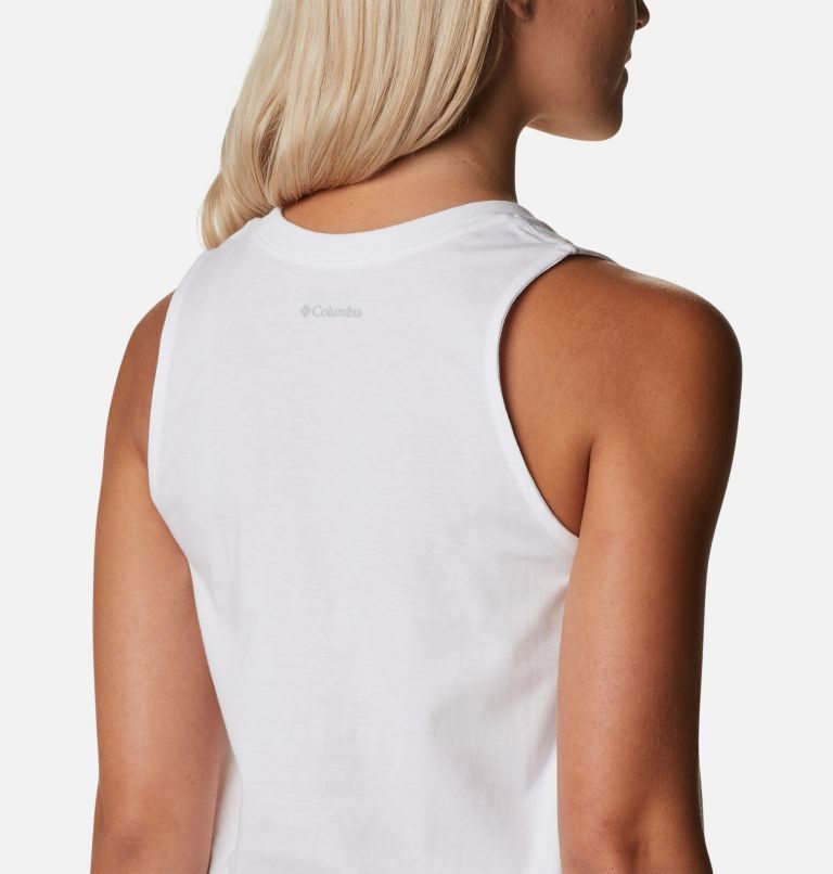 Women's Columbia North Cascades Tanks White | CA-O6LC5