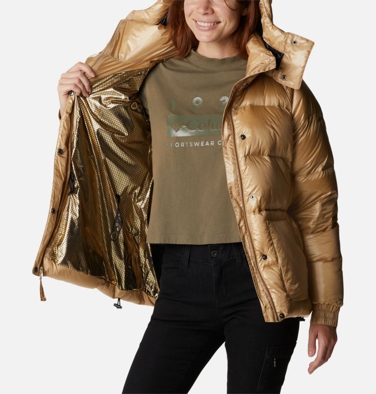 Women's Columbia Northern Gorge II Omni-Heat Infinity Down Jackets Gold | CA-S3C06