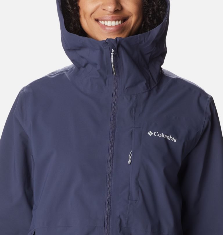 Women's Columbia Omni-Tech Ampli-Dry Shell Jackets Navy | CA-E46L0