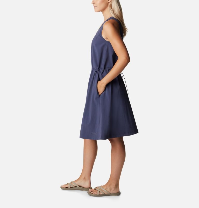 Women's Columbia On The Go Dress Navy | CA-W3A4C