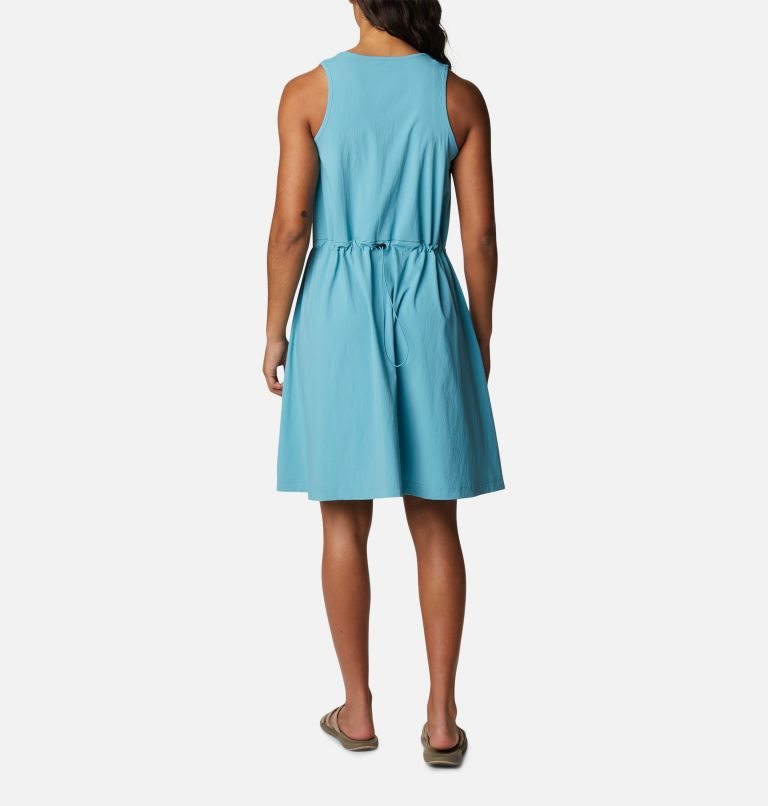 Women's Columbia On The Go Dress Turquoise | CA-J4A51