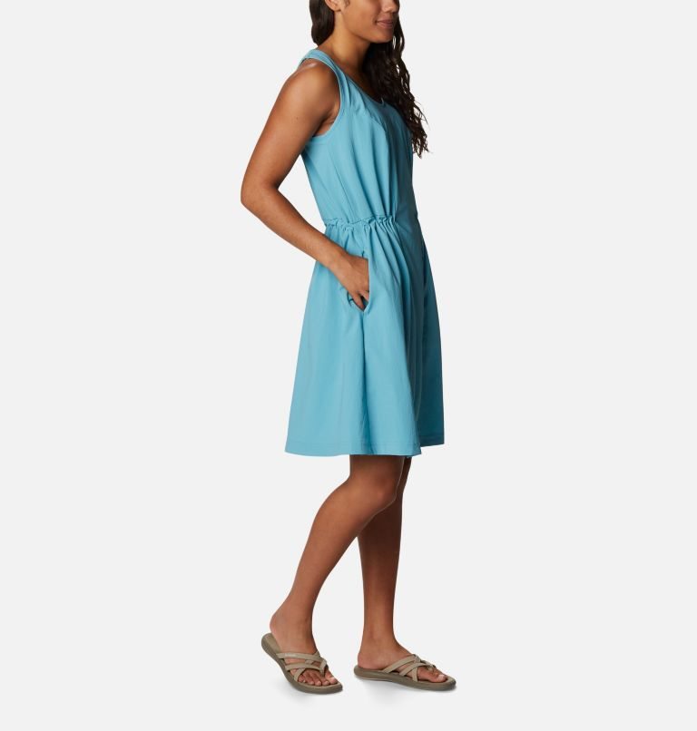 Women's Columbia On The Go Dress Turquoise | CA-J4A51