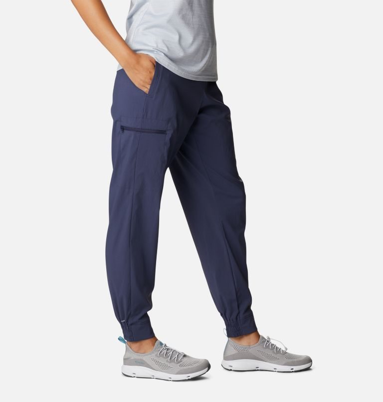 Women's Columbia On The Go Jogger Navy | CA-B4A61