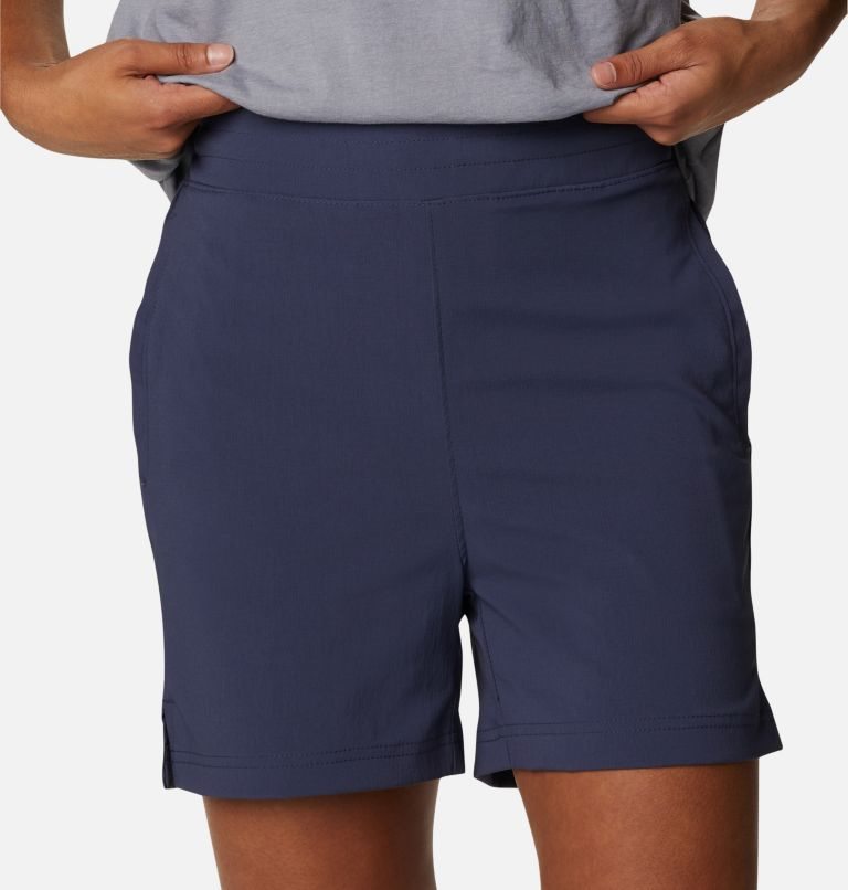Women's Columbia On The Go Shorts Navy | CA-L6534