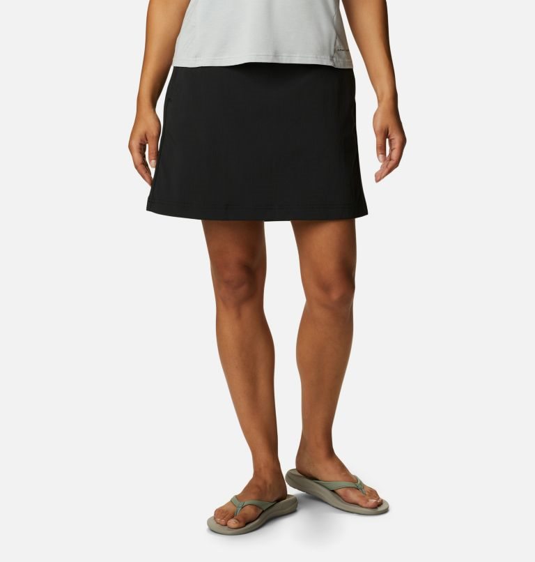 Women\'s Columbia On The Go Skorts Black | CA-W841C