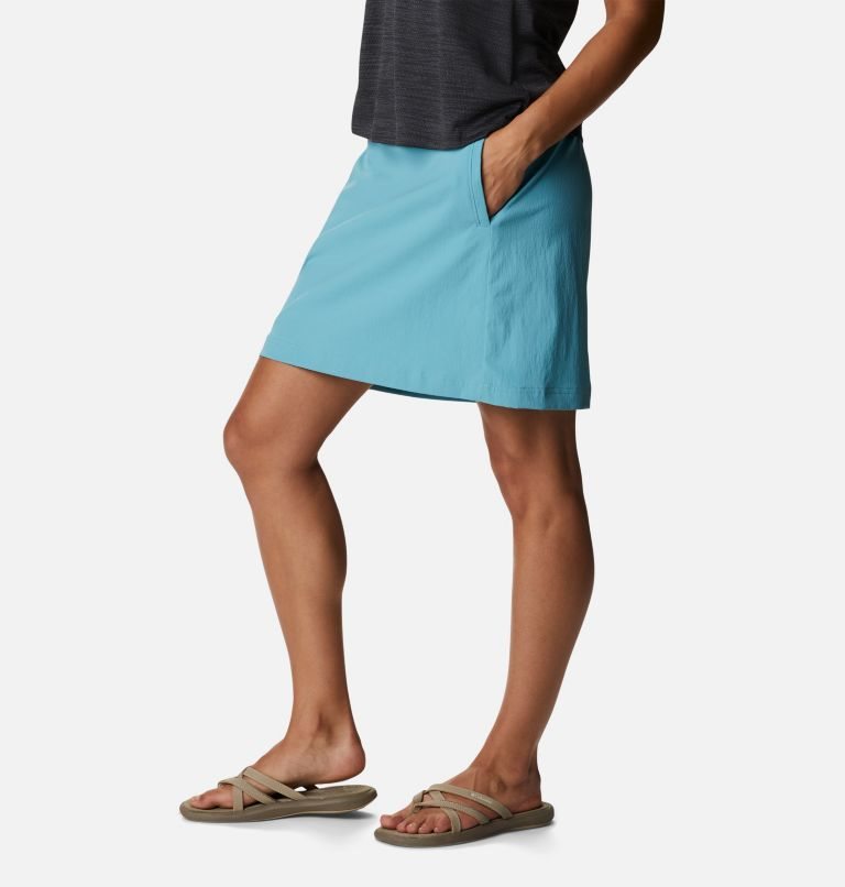 Women's Columbia On The Go Skorts Light Blue | CA-E04L3