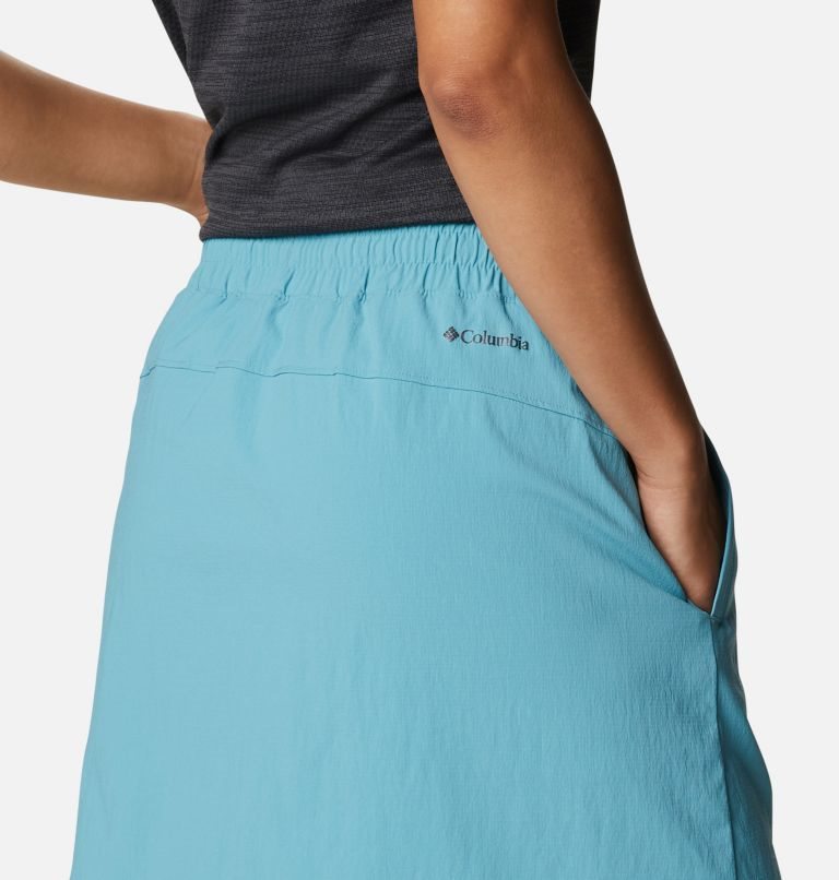 Women's Columbia On The Go Skorts Light Blue | CA-E04L3
