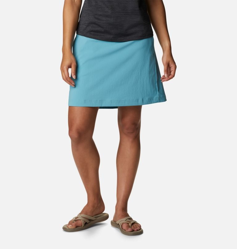 Women\'s Columbia On The Go Skorts Light Blue | CA-E04L3