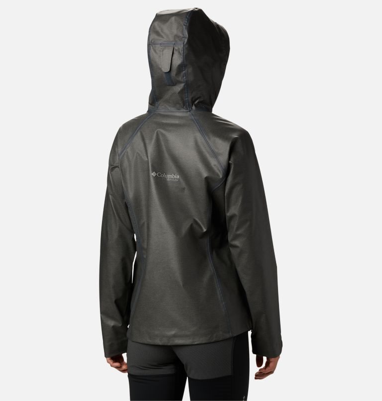 Women's Columbia OutDry Ex Reign Rain Jackets Black | CA-K851C