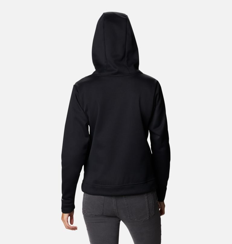 Women's Columbia Out-Shield Dry Fleece Hoodie Black | CA-O8LA5