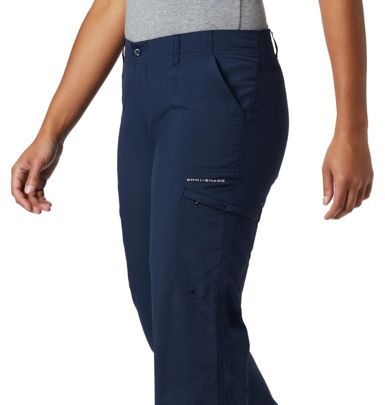 Women's Columbia PFG Aruba Roll Up Pants Navy | CA-P0C54