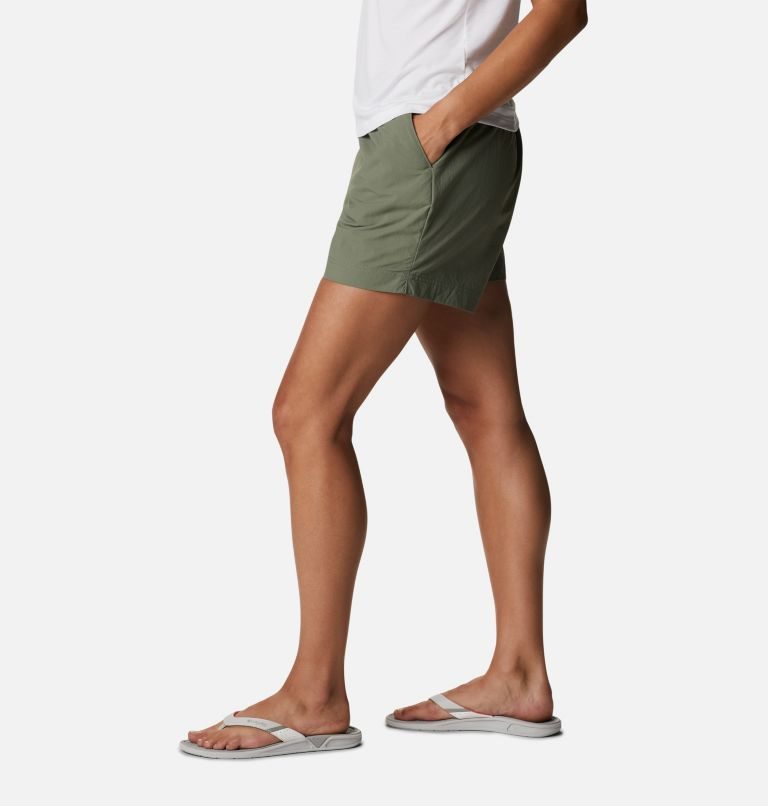 Women's Columbia PFG Backcast Water Shorts Olive | CA-E013L