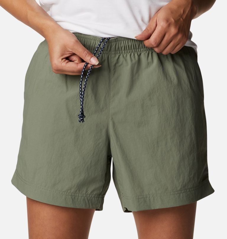 Women's Columbia PFG Backcast Water Shorts Olive | CA-E013L