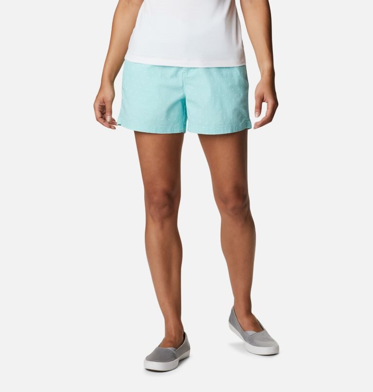 Women\'s Columbia PFG Bonehead Stretch Shorts Turquoise | CA-D46L0
