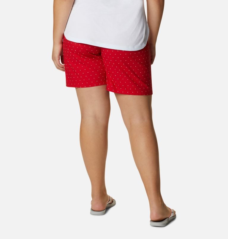 Women's Columbia PFG Bonehead Stretch Shorts Red | CA-M5C83