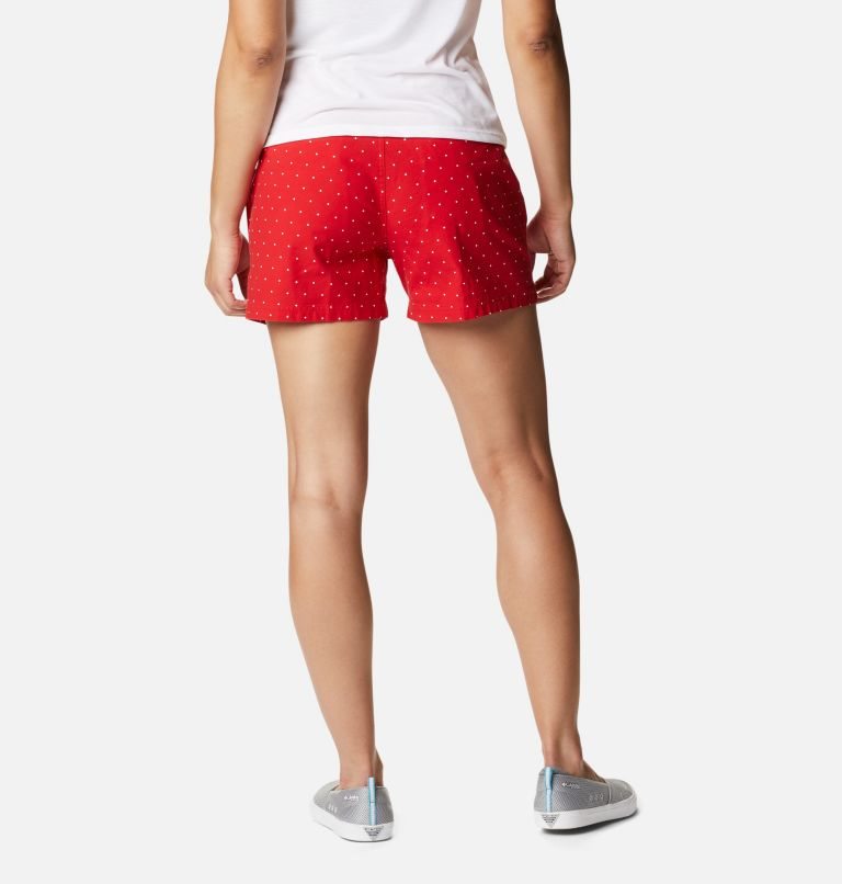 Women's Columbia PFG Bonehead Stretch Shorts Red | CA-V4A1C