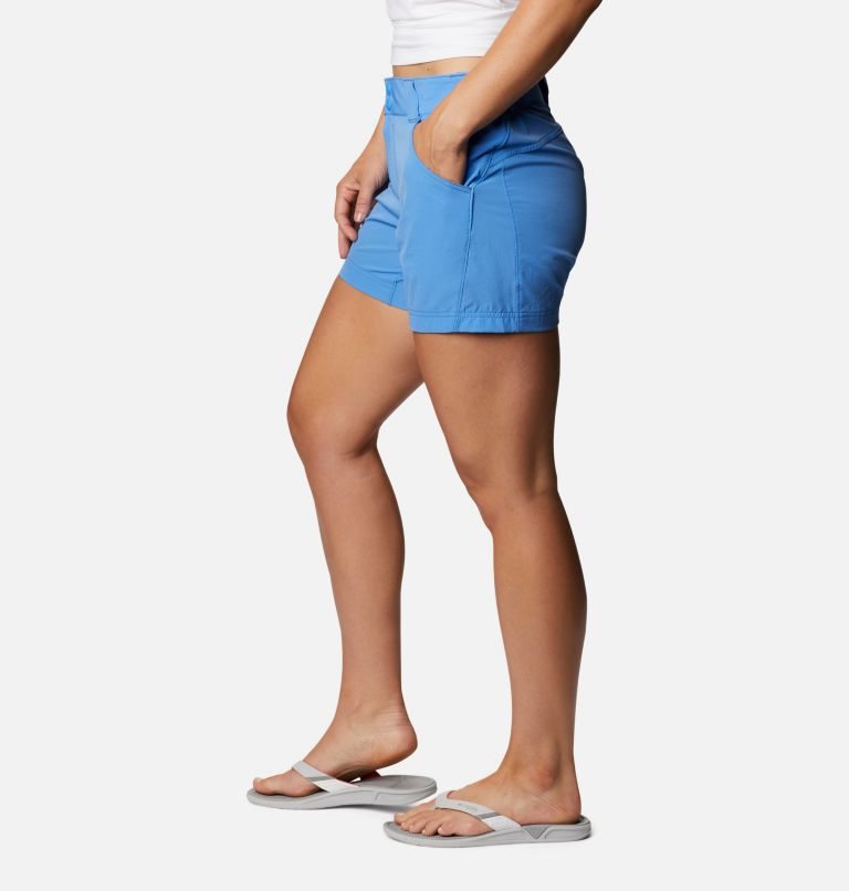 Women's Columbia PFG Coral Point III Shorts Blue | CA-BC065