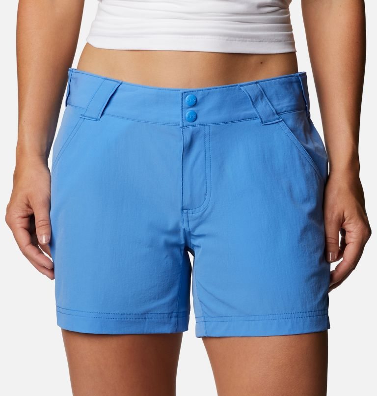 Women's Columbia PFG Coral Point III Shorts Blue | CA-BC065