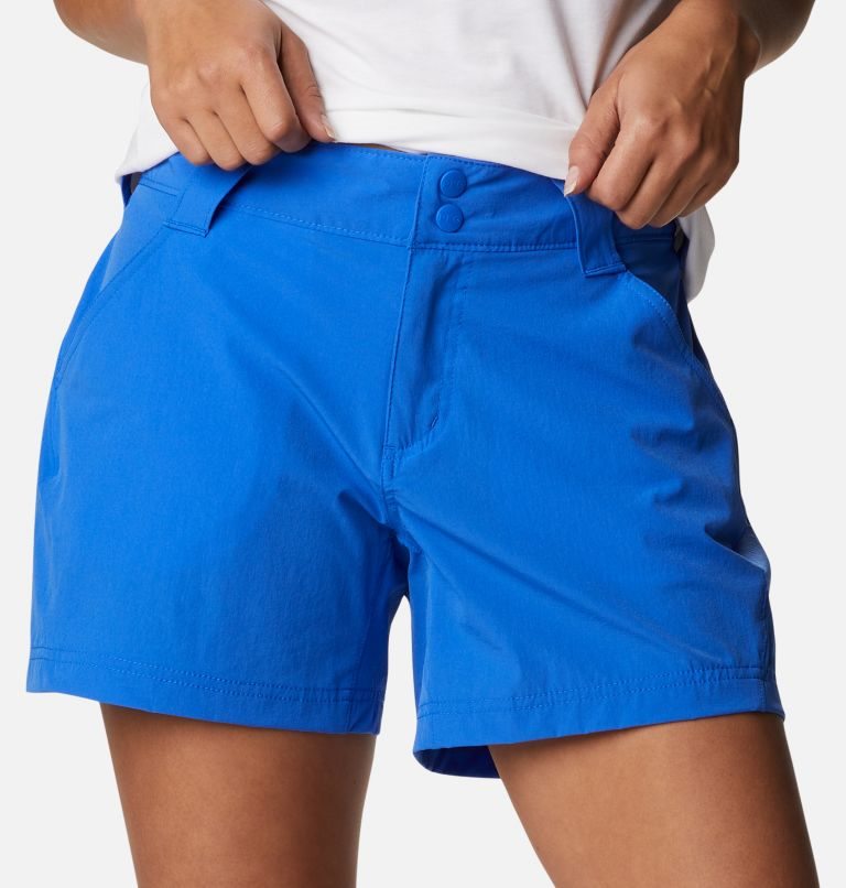 Women's Columbia PFG Coral Point III Shorts Blue | CA-G3048