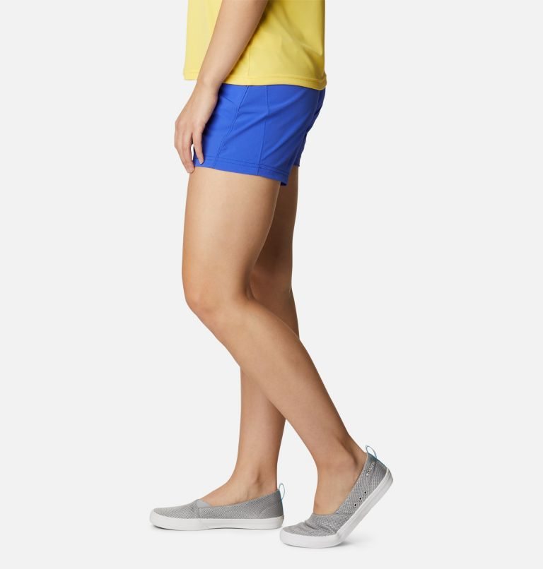 Women's Columbia PFG Coral Point III Shorts Blue | CA-UL015