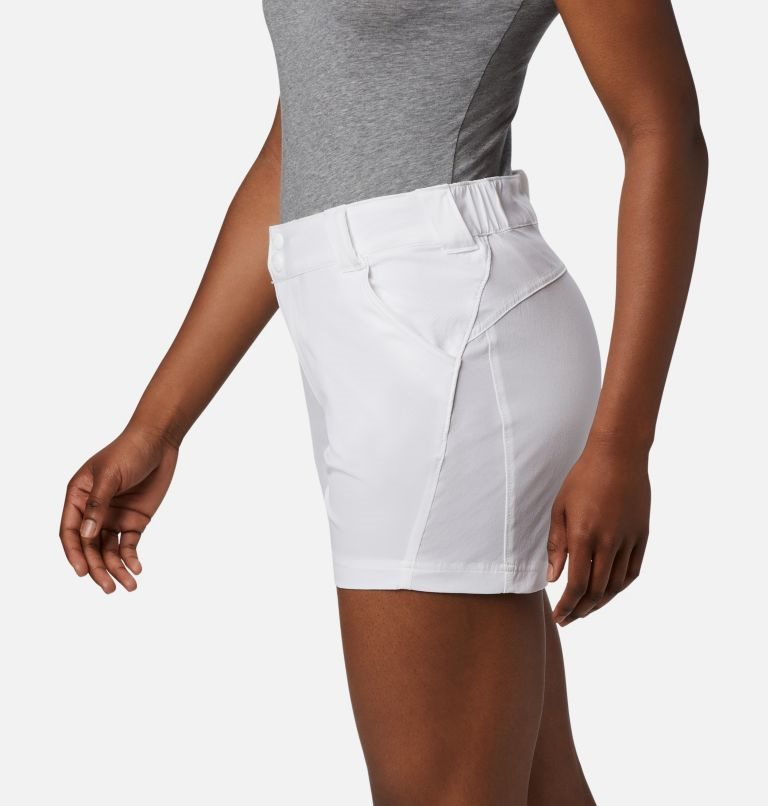 Women's Columbia PFG Coral Point III Shorts White | CA-XL348
