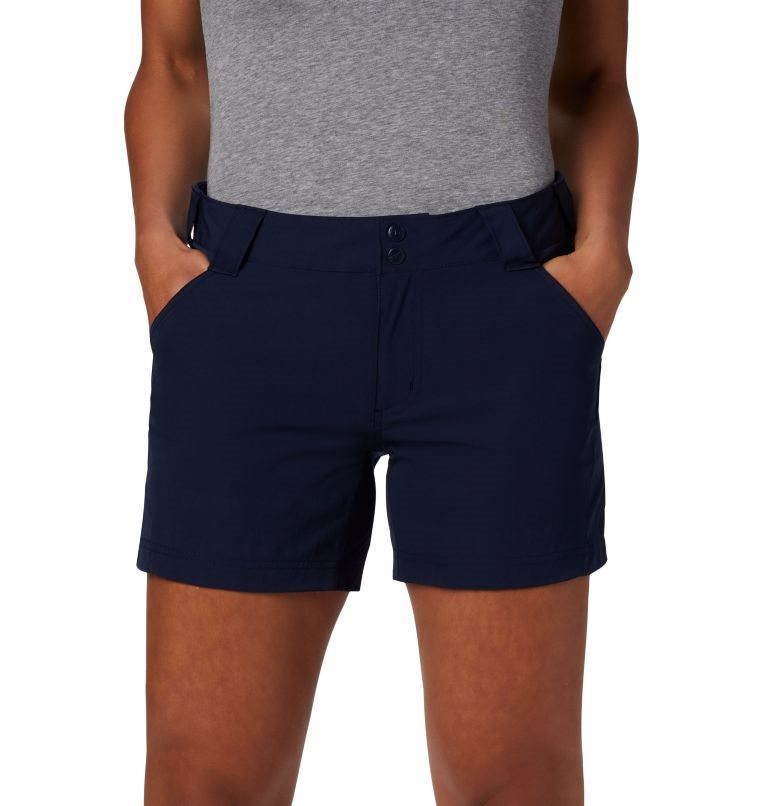 Women's Columbia PFG Coral Point III Shorts Navy | CA-ZC65A