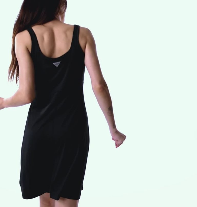 Women's Columbia PFG Freezer III Dress Black | CA-R54A0