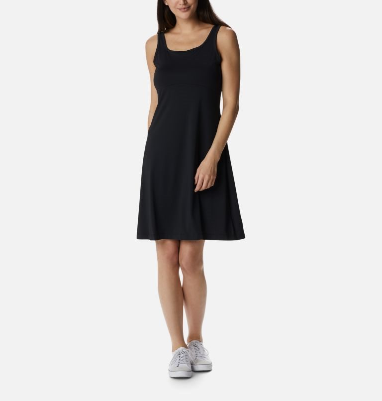 Women\'s Columbia PFG Freezer III Dress Black | CA-R54A0