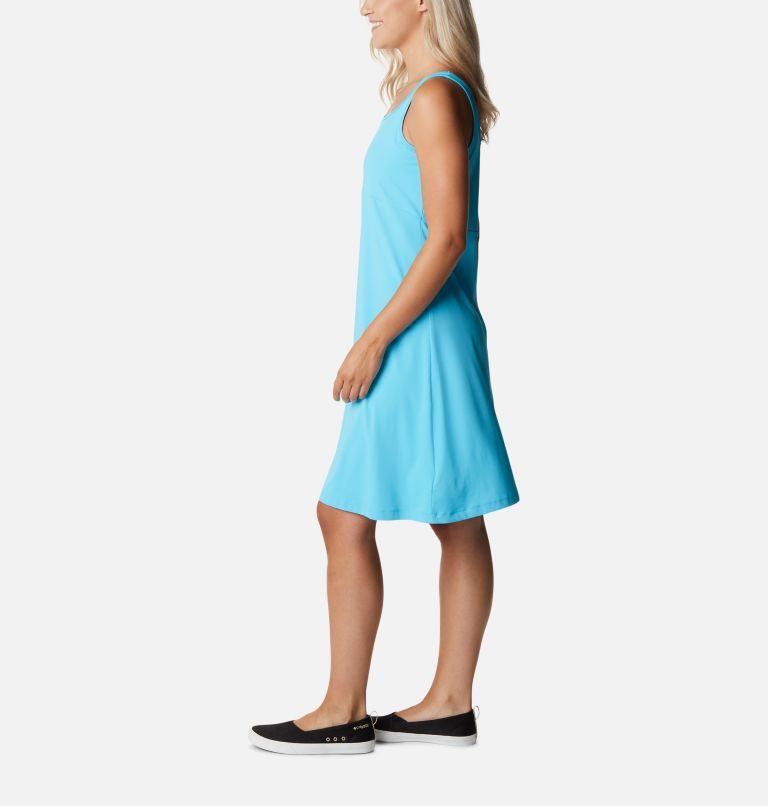 Women's Columbia PFG Freezer III Dress Turquoise | CA-X5LA8
