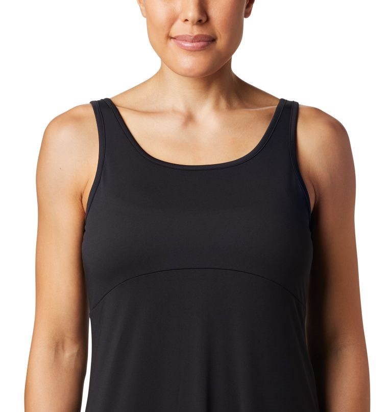 Women's Columbia PFG Freezer Maxi Dress Black | CA-I31AL