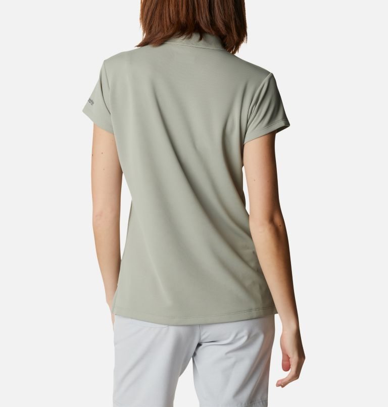 Women's Columbia PFG Innisfree Short Sleeve Polo Shirts Mint | CA-JA5C4