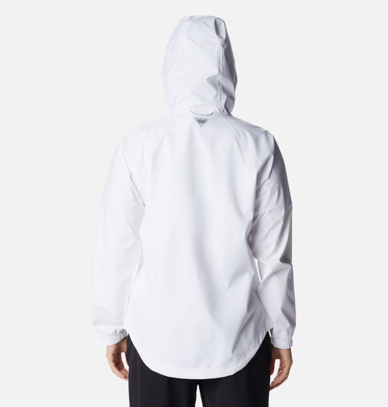 Women's Columbia PFG Skiff Guide Jackets White | CA-F6ALC