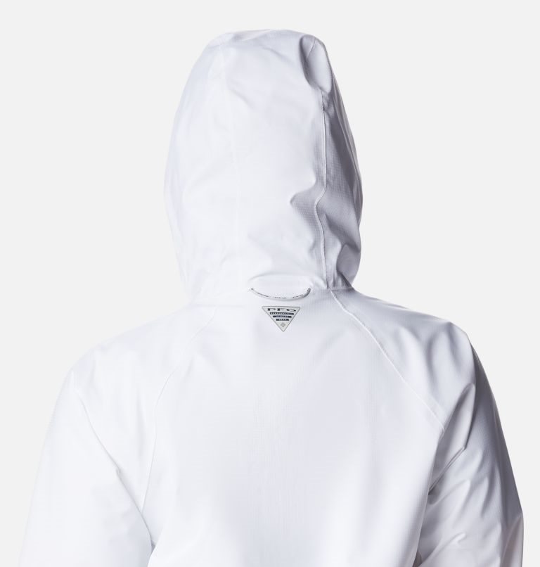 Women's Columbia PFG Skiff Guide Jackets White | CA-F6ALC